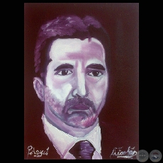 PEDRO FADUL - Óleo de NICOLÁS MONGELOS MARTÍNEZ
