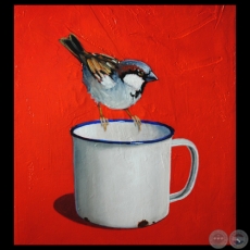 SERIE PÁJAROS - Óleo de MÓNICA GOETZE