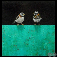 SERIE PÁJAROS - Óleo de MÓNICA GOETZE