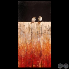 SERIE PÁJAROS - Óleo de MÓNICA GOETZE