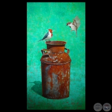 SERIE PÁJAROS - Óleo de MÓNICA GOETZE