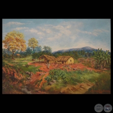 RANCHOS - Óleo de MONTSERRAT SOLÉ DE BRAVARD