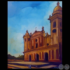 CATEDRAL DE ASUNCIN, 2009 - leo sobre tela de ROBERTO MORELLI