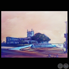 El Palacio de Gobierno - Óleo de Roberto Morelli