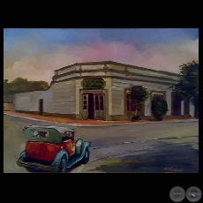 Bar San Roque - Óleo de Roberto Morelli