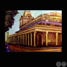 ESTACIÓN DEL FERROCARRIL, 2009 - Óleo sobre tela de ROBERTO MORELLI