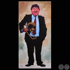 SERIE MÚSICOS, 2010 - Óleo de ROBERTO MORELLI