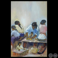 MUJERES, 2015 - Óleo sobre lienzo de JORGE VON HOROCH
