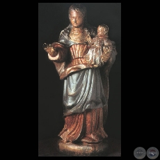 VIRGEN MARÍA CON EL NIÑO SALVADOR DEL MUNDO - MUSEO DE ARTE SACRO DEL PARAGUAY