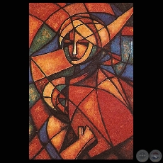 MATERNIDAD, 1992 - Óleo de GRACIELA NERY HUERTA