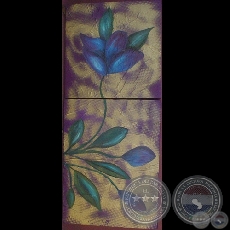FLOR INDIGO - Obra de Noel Herzog
