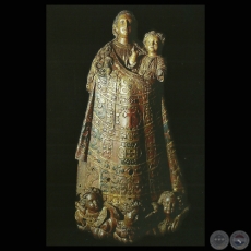 NUESTRA SEÑORA DEL LORETO - TALLA JESUITA, Siglo XVIII (SANTÍSIMA TRINIDAD DEL PARANÁ)