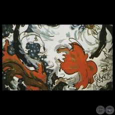 ESPIRALES DE AGOSTO, 1990 - Acrílico sobre tela de OSCAR CENTURIÓN FRONTANILLA