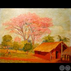 RANCHO CAMPESINO - Óleo de PABLO ALBORNO