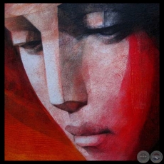 PAZ INTERIOR, 2013 - Acrílico y óleo sobre tela de JORGE OCAMPOS