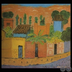 SIESTA DE CAACUPÉ, 1963 - Óleo de PEDRO DI LASCIO