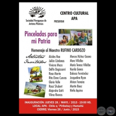 PINCELADAS PARA MI PATRIA, 2015 - Obras de RUFINO CARDOZO