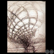 SIN TÍTULO - Dibujo a tinta de JENARO PINDÚ