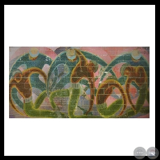 LA SALUD, 1962 - Mural de JOSEFINA PLÁ y JOSÉ LATERZA PARODI