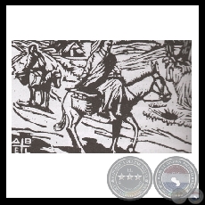 BURRERAS, 1928 - Xilografía de JOSEFINA PLÁ