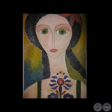 MUJER MEXICANA MALINCHA - Obra de Milagros Pongo - Año 2008