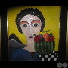 MUJER CAÑA - Obra de Milagros Pongo - Año 2008