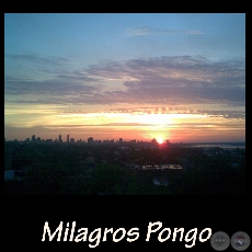 Atardecer en Asunción - Fotografía de Milagros Pongo - Año 2009