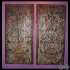 PAR DE PUERTAS DE NICHO - LEGADO DE DOLLY CASAL RIBEIRO DE PERONI