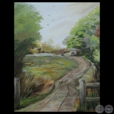 RANCHO CHAQUEÑO - Acrílico de GERDA FRIESEN DE RUÍZ DÍAZ