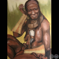 INDÍGENA AFRICANA, 2008 - Obra de RAQUEL ROJAS PEÑA