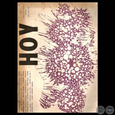 HOY Nº 9 - 1977, LETRAS, ARTE y CULTURA - Director: AURELIO GONZÁLEZ CANALE - Tapa y viñeta: GENARO PINDÚ