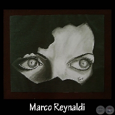 ESPEJO DEL ALMA (De la serie) - Dibujo de Marco Reynaldi -  Año 2007