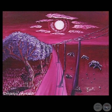 ESPEJO DEL ALMA (De la serie) - Dibujo de Marco Reynaldi -  Año 2007