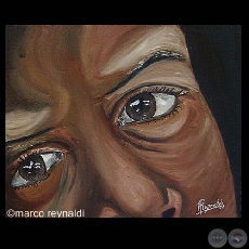 ESPEJO DEL ALMA (De la serie) - Óleo de Marco Reynaldi -  Año 2007