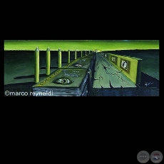 ESPEJO DEL ALMA (De la serie) - Óleo de Marco Reynaldi -  Año 2007