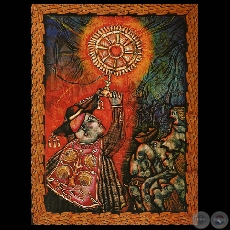 HISTERIAS DE LA CONQUISTA, 1998 - Acrílico, mixta, colage, plotters de RICARDO MIGLIORISI