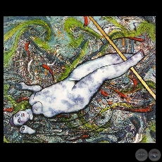 SERIE LA CULPA, 1996 - Acrílico y mixta sobre tela de RICARDO MIGLIORISI