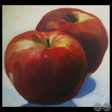 MANZANAS - Óleo de ROBERTO MORELLI