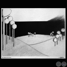 Misiones I (Serie: Recuerdos del Paraguay) - Obra de Gustavo Rodríguez Jara