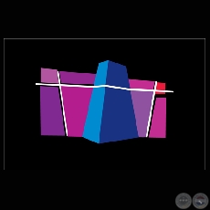 OBRA Nº 10 - DesFragmentación IV / En Magenta - Artista: GUSTAVO RODRÍGUEZ JARA - Año 2009