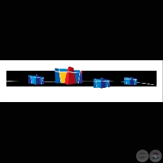 OBRA Nº 13 - DesFragmentación Movimiento XI B -  Artista: GUSTAVO RODRÍGUEZ JARA - Año 2009