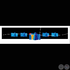 OBRA Nº 15 - DesFragmentación Movimiento XVIII A - Artista: GUSTAVO RODRÍGUEZ JARA - Año 2009