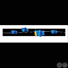 OBRA Nº 16 - DesFragmentación Movimiento XI A -  Artista:  GUSTAVO RODRÍGUEZ JARA - Año 2009