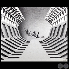 LOS CAZADORES - Obra de Gustavo Rodríguez Jara - Año 1988