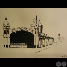ESTACIÓN DEL FERROCARRIL - Obra de Raquel Rojas Peña