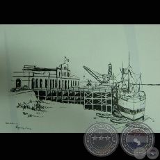 PUERTO DE ASUNCIÓN (Principio de Siglo) - Obra de Raquel Rojas Peña