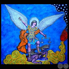 SAN MIGUEL ARCÁNGEL y DIVINO NIÑO JESÚS, 2009 - Obras de MELVIN ROLDÁN