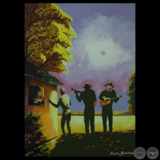 SERENATA - Óleo de RUFINO CARDOZO