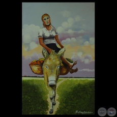 BURRERITA - Óleo de RUFINO CARDOZO