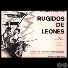 RUGIDOS DE LEONES, 1968 - Dibujos de WALTER BONIFAZI - Escritos de JUAN A. MEZA